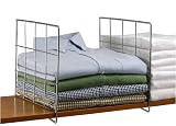 Kitchen & Housewares : Chrome Shelf Divider for Wood Shelves (Set of 2)