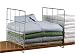 Chrome Shelf Divider for Wood Shelves (Set of 2)