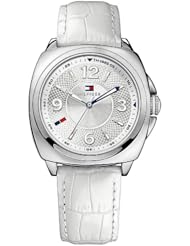 Tommy Hilfiger White Dial White Leather Ladies Watch 1781335