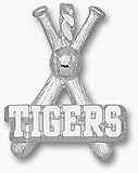 Louisiana State (LSU) Tigers Tigers Baseball Bats Pendant - Sterling Silver Jewelry