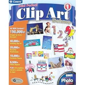 Cosmi ROM03558 Print Perfect Clip Art Deluxe by Cosmi