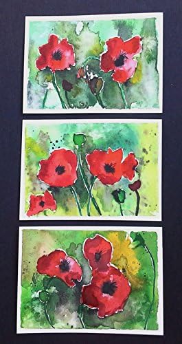 ACEO (3) Original Watercolor Painting - by Watercolorist Jim Lagasse