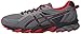 ASICS Men's Gel-Sonoma 2 Trail Runner, Carbon/True Red/Black, 12 M US