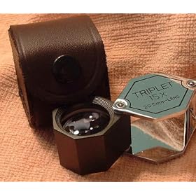 15x Jeweler's Loupe with Leather Case