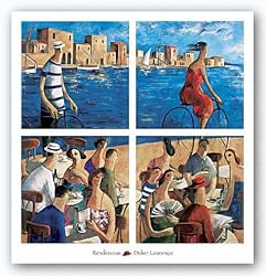 Rendezvous by Didier Lourenco 33"x33" Art Print Poster