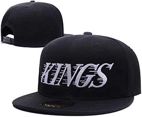 YINGMIN Los Angeles Kings Wordmark Logo Adjustable Snapback Embroidery Hats Caps