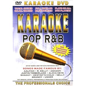 Karaoke Pop R&B (DVD) No Karaoke Machine Needed!