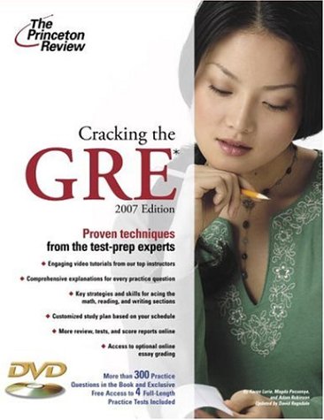Cracking the GRE with DVD, 2007 Edition (Graduate Test Prep)