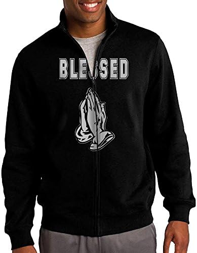 Men Blessed Praying Hands I'm Way Up Hoodie Sweatshirt Zipper
