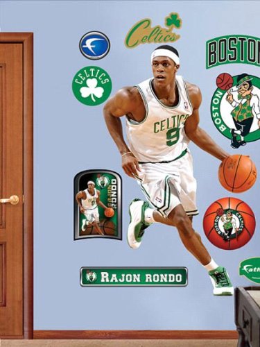 Wallpaper Fathead Fathead NBA Players & Logos Rajon Rondo Boston Celtics X0GGR8U2
