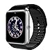 MSRM MS08-Silver Sweatproof Smart Watch Phone for iPhone 5s/6/6s and 4.2 Android or Above SmartPhones Include 8G Micro SD Card