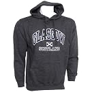 Mens Glasgow Scotland Print Hooded Sweatshirt Jumper/Hoodie Top