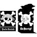 Creative Converting Pirate Parrty Birthday Party Invitations, 8 Count