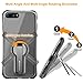 iPhone 7 Plus Case , iPhone 8 Plus Case, 360 degree Rotatable Stand Cute Plating Soft Full Body Cover Protective Phone Case With Kickstand For Girls, Women For Apple iPhone 7 Plus / 8 Plus - Black