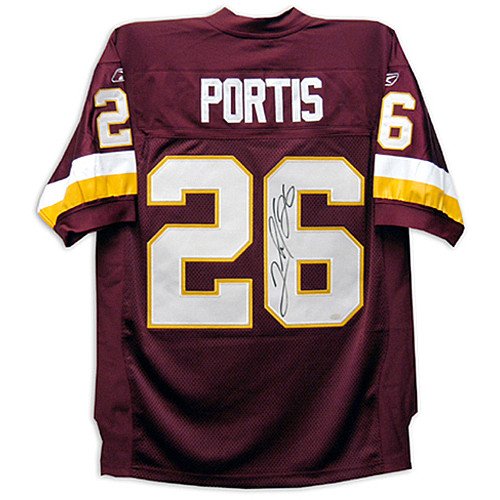 Mounted Memories Washington Redskins Clinton Portis Autographed Jersey
