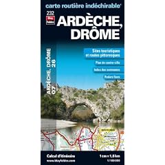 Ard�che (07), Dr�me (26) - Carte D�partementale Routi�re et Touristique (�chelle 1/180 000)