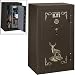 Stack - On Security Plus Fire Resistant 36 Gun Safe w/ Electronic Lock and Flex Interior Brown