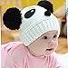FEITONG Lovely Cute Baby Toddlers Kids Girls Boys Stretchy Warm Winter Panda Cap Hat Beanie
