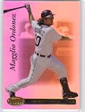 2007 Bowman's Best # 12 Magglio Ordonez Super Premium Baseball Card in a Protective Screw Down Display Case