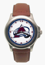 Buy Colorado Avalanche NHL Rookie Watch with Leather Band from LogoArt
