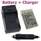 Nikon EN-EL5 Lithium-Ion Battery + Battery Charger with Car Adapter for Nik ....