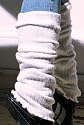 White Leg Warmer by KD dance Makers of the Finest Knit Dancewear In the World, Doubles as an Arm Warmer - Super Stretch Knit Rib Legwarmer - Made In New York