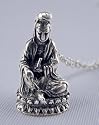 Quan Yin Pendant in Sterling Silver