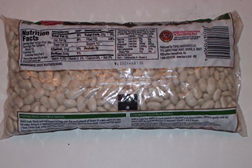 ShurFine Great Northern Beans 16 oz (1 LB) 454g (Pack of 3)