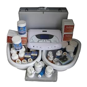 Two-Person Ionic Detox Foot Bath System with Infrared Therapy, Consultation Services and Nutritional Supplements