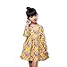 AMA(TM) Baby Girl Kids Cotton Long Sleeve Princess Ruffled Swing Party Dress