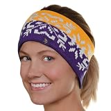 NFL Reebok Minnesota Vikings Ladies Gold-Purple Two-Tone Snowflake Headband