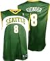 Luke Ridnour Seattle Super Sonics Replica Green NBA Jersey