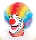 Multi-colored Clown Costume Wig