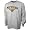 Champion Michigan Wolverines Ash Football Long Sleeve T-shirt