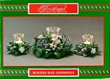 Christmas Around the World - Blustery Blue Centerpiece