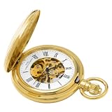Charles-Hubert, Paris Gold-Plated Mechanical Pocket Watch