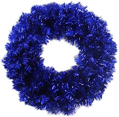 Christmas Wreath 18 Inch Artificial Wedding Garland Great Decoration Wreath Dark Blue