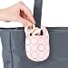 Kiddopotamus & Co Poché Pacifier Pouch Pink Print #Image 2