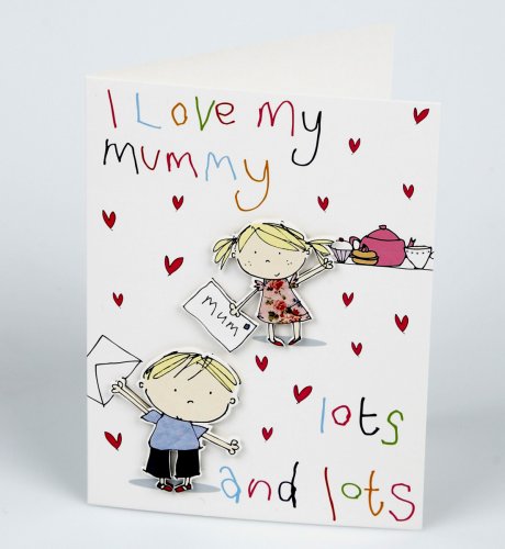 Mummy Crayon Mother's Day Card