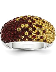 Sterling Silver Swarovski Elements Blacksburg Spirit Ring
