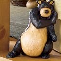 Bear Cabin Door Stop Lodge Country Home Decor Bears New