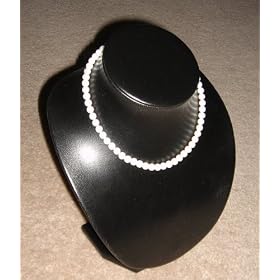 Fresh water genuine 7-8mm White Pearl Necklace (with Gift Box) by Pearl Necklaces