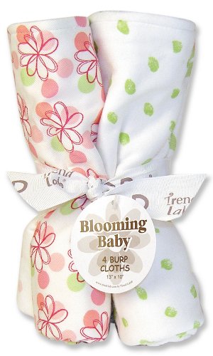 Trend Lab Hula Baby Set of 4 Burps