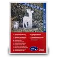 Konstsmide 6152-203 LED Acryl Rentier (40 kalt wei�e Dioden, 24V Au�entrafo, 2.4W, wei�es Kabel)
