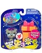 Littlest Pet Shop Special Edition Fuzzy Grey Schnauzer with Bow