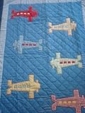 Airplanes Baby Quilt