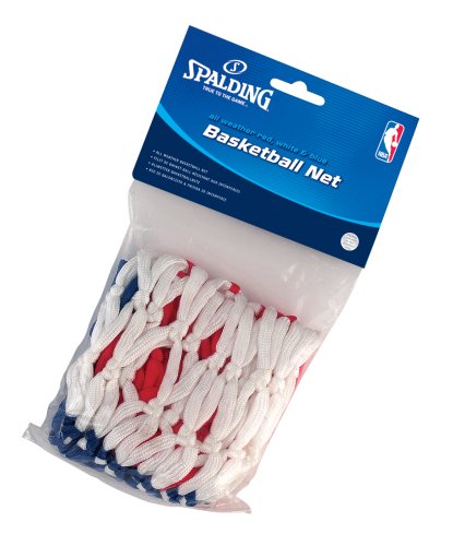 Spalding 8279S All-Weather Basketball Net (Red/White/Blue)