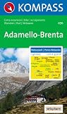Naturpark Adamello-Brenta: Wandern / Rad / Skitouren. Carta escursioni / bike / sci alpinismo. 1:40.000