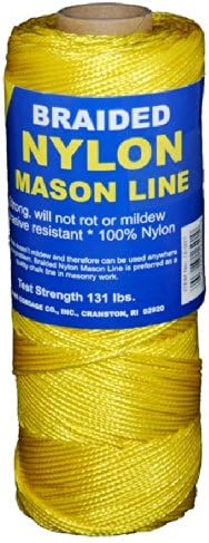 Colored Twisted and Braided Nylon Mason Line Twine 250' 272' 275' 500' 544' 550'