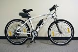 EG KYOTO 26 Electric Moutain Bike Electric Bicycle - Men's White Aluminum Frame and a 24V Lithium Battery